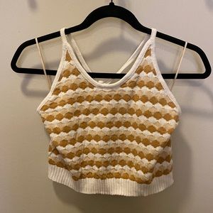 Knit halter top